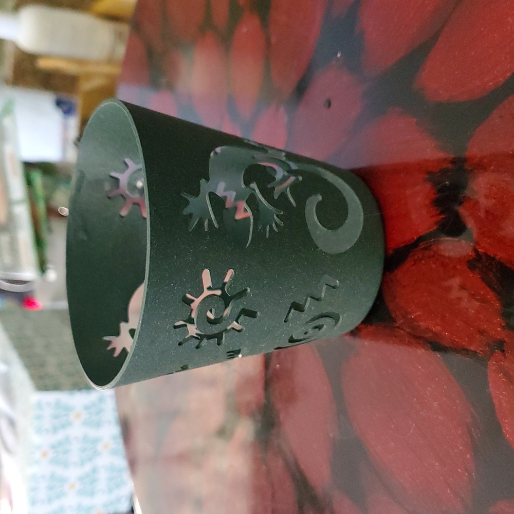 Partylite Arizona Green Gecko Holder No Insert